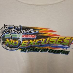 John Force Racing No Excuses T-Shirt Vintage